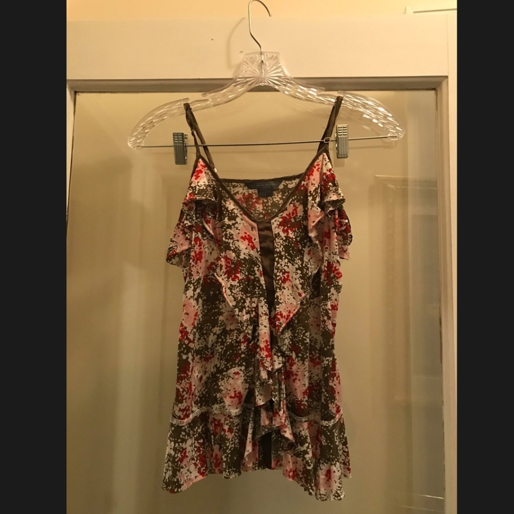 Armani Exchange Pink/Red/Green Blouse